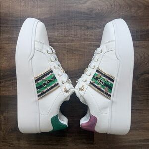 Aldo x Wicked Sneakers with Glinda and Elphaba Embellishments Size 9 New in Box!